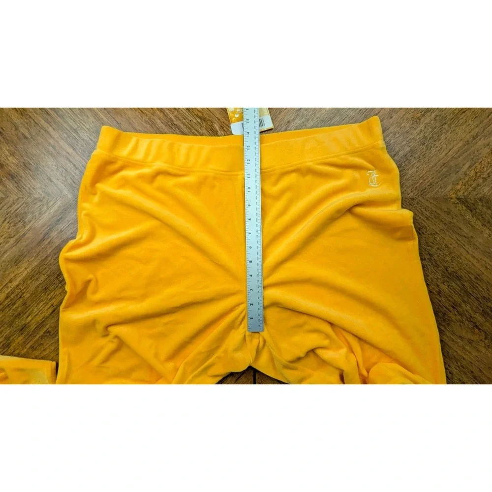 Juicy Couture x Olay Limited Edition Velour Track Pants Marigold‎ Yellow 2X